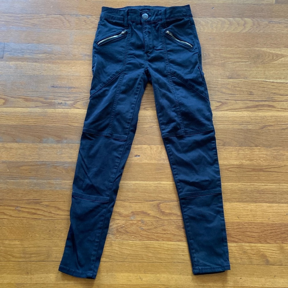 AMERICAN EAGLE BLACK HIGH RISE JEGGINGS SIZE O